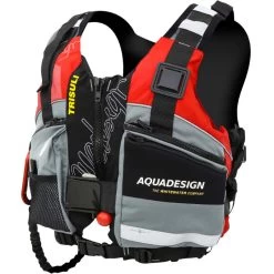 GILET AQUADESIGN TRISULI 70N ROUGE -Kayak Aventure Soldes gilet aquadesign trisuli 70n rouge 2