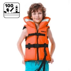 GILET DE SAUVETAGE JOBE COMFORT BOATING VEST ENFANT ORANGE -Kayak Aventure Soldes gilet de sauvetage jobe comfort boating vest enfant orange 1