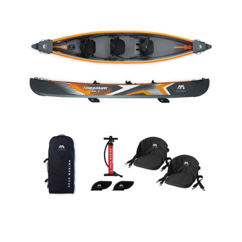 KAYAK AQUA MARINA TOMAHAWK AIR-C 2/3 PERSONNES 4 KAYAK AQUA MARINA TOMAHAWK AIR-C 2/3 PERSONNES – Image 2