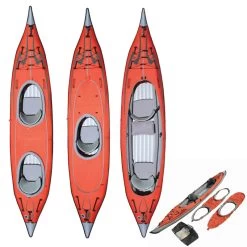 KAYAK GONFLABLE ADVANCED ELEMENTS FRAME CONVERTIBLE ROUGE -Kayak Aventure Soldes kayak gonflable advanced elements frame convertible rouge 2
