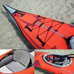 KAYAK GONFLABLE ADVANCED ELEMENTS FRAME CONVERTIBLE ROUGE -Kayak Aventure Soldes kayak gonflable advanced elements frame convertible rouge 4