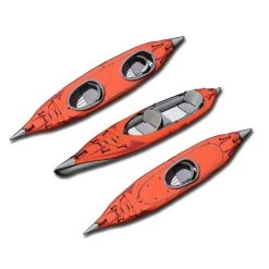 KAYAK GONFLABLE ADVANCED ELEMENTS FRAME CONVERTIBLE ROUGE -Kayak Aventure Soldes kayak gonflable advanced elements frame convertible rouge 8