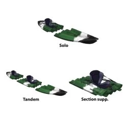 KAYAK MODULABLE SPECIAL PECHE POINT 65°N TEQUILA GTX ANGLER SOLO 7 KAYAK MODULABLE SPECIAL PECHE POINT 65°N TEQUILA GTX ANGLER SOLO -Kayak Aventure Soldes kayak modulable special peche point 65n tequila gtx angler solo 2