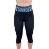 Leggings 3/4 ActiV Noir Gris Femme VAIKOBI -Kayak Aventure Soldes leggings 3 4 activ noir gris femme vaikobi