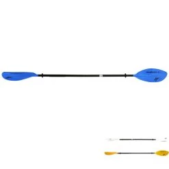 PAGAIE KAYAK AQUADESIGN ATTAK 4 PARTIES 220CM Bleu -Kayak Aventure Soldes pagaie kayak aquadesign attak 4 parties 220cm bleu 1