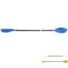 PAGAIE KAYAK AQUADESIGN ATTAK 4 PARTIES 220CM Bleu -Kayak Aventure Soldes pagaie kayak aquadesign attak 4 parties 220cm bleu