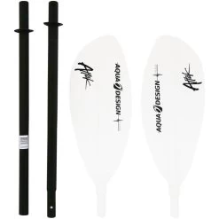 PAGAIE KAYAK AQUADESIGN ATTAK 4 PARTIES 220CM Bleu -Kayak Aventure Soldes pagaie kayak aquadesign attak 4 parties 220cm bleu 2