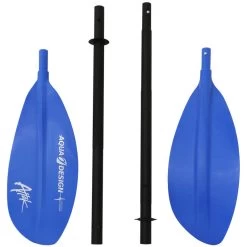 PAGAIE KAYAK AQUADESIGN ATTAK 4 PARTIES 220CM Bleu -Kayak Aventure Soldes pagaie kayak aquadesign attak 4 parties 220cm bleu 3