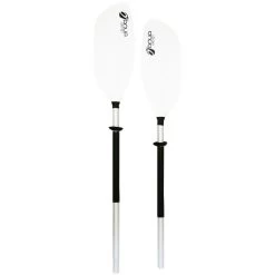 PAGAIE KAYAK AQUADESIGN WHITE 2 PARTIES 215CM -Kayak Aventure Soldes pagaie kayak aquadesign white 2 parties 215cm 4