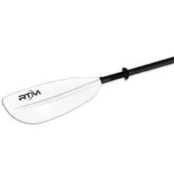 PAGAIE ROTOMOD FIBRE ELEGANCE BLANCHE 2 PARTIES 220 CM -Kayak Aventure Soldes pagaie rotomod fibre elegance blanche 2 parties 220 cm 1