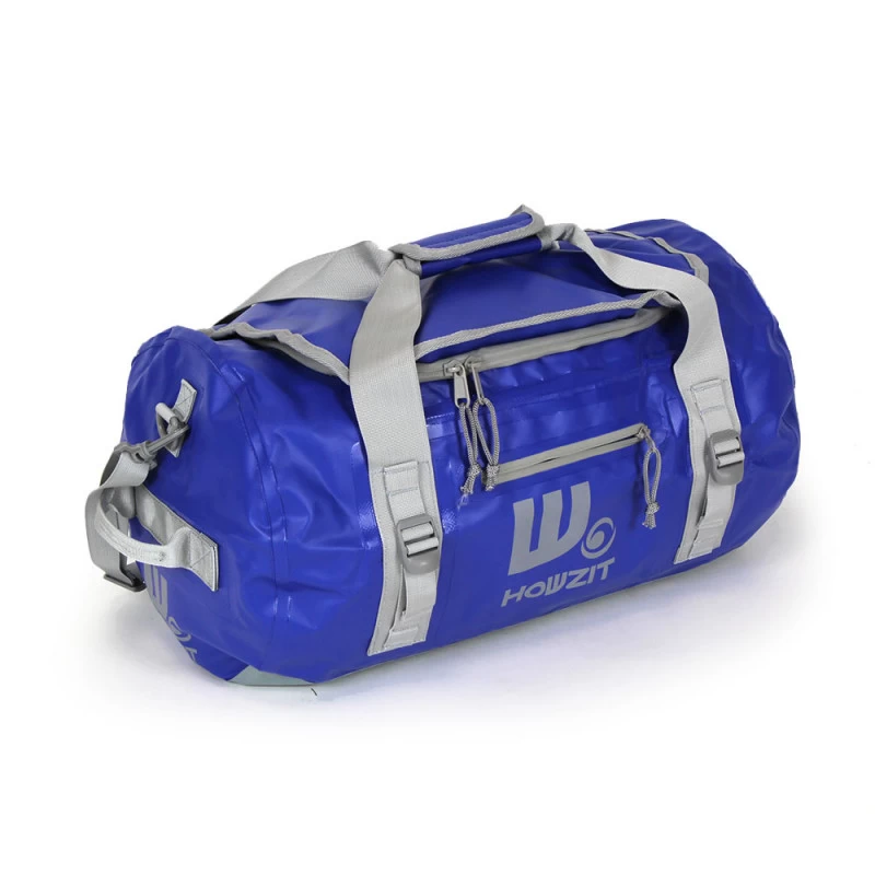 Sac De Voyage étanche DUFFEL BAG 30L - HOWZIT BLEU-GRIS 5 Sac De Voyage étanche DUFFEL BAG 30L - HOWZIT BLEU-GRIS – Image 3