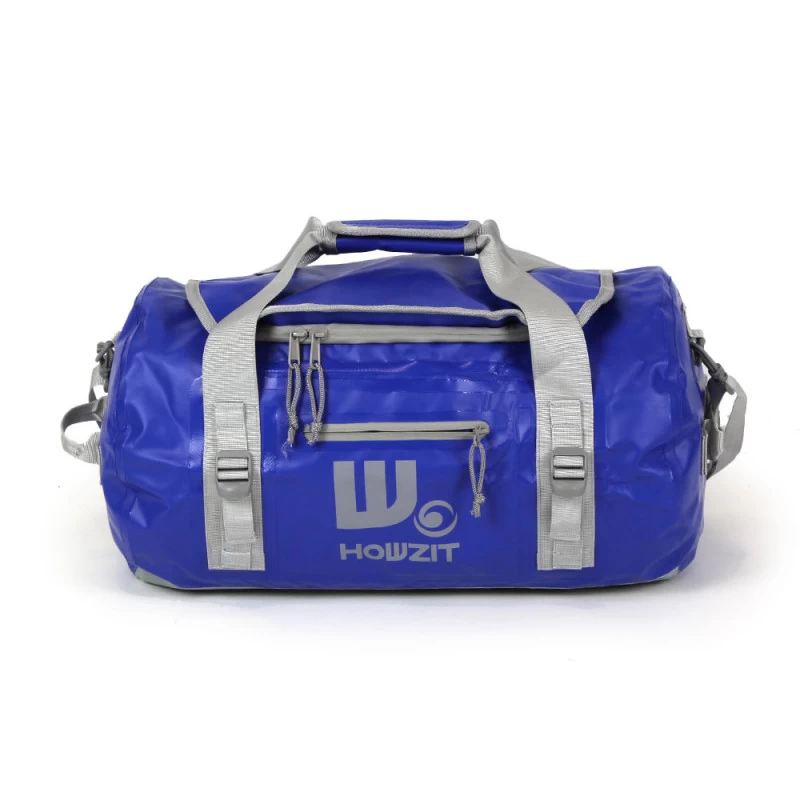 Sac De Voyage étanche DUFFEL BAG 30L - HOWZIT BLEU-GRIS 9 Sac De Voyage étanche DUFFEL BAG 30L - HOWZIT BLEU-GRIS – Image 7