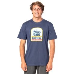 T-SHIRT RIP CURL DESTINATION ANIMALS BLEU MARINE -Kayak Aventure Soldes t shirt rip curl destination animals bleu marine 2
