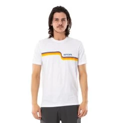 T-SHIRT RIP CURL SURF REVIVAL BLANC