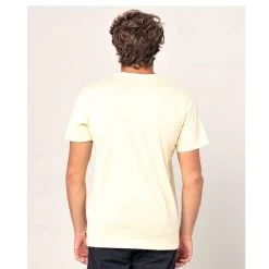 Rip Curl T-SHIRT RIPCURL IN DA POCKET TEE JAUNE CLAIR -Kayak Aventure Soldes t shirt ripcurl in da pocket tee jaune clair 2